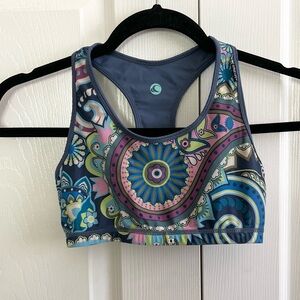 Galia Colorful Patterned Sports Bra